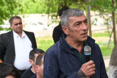 01 may 2026-cı il tarixində Ağdam Rayon İcra Hakimiyyətinin başçısı Vaqif Həsənovun rayonun Alıbəyli kəndində səyyar qəbul-görüşü keçirilib.