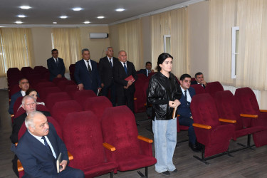 17 sentyabr 2025-ci il tarixdə Ağdam Rayon İcra Hakimiyyətində vətəndaşların növbəti qəbulu keçirilib
