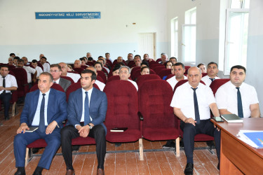 18 iyul 2025-ci il tarixdə Ağdam Rayon İcra Hakimiyyətinin başçısı Vaqif Həsənovun növbəti səyyar qəbul-görüşü keçirilib