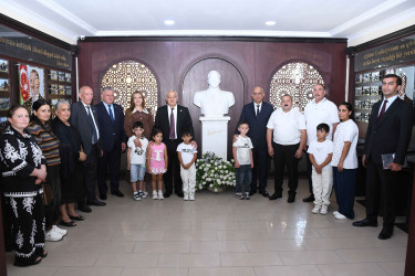 Ağdamda 1-ci sinfə qədəm qoyan şəhid övladları ilə görüş keçirilib