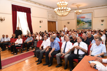 15.07.2026-cı il tarixində Ağdam Rayon İcra Hakimiyyətinin başçısı Vaqif Həsənovun növbəti səyyar qəbul-görüşü keçirilib