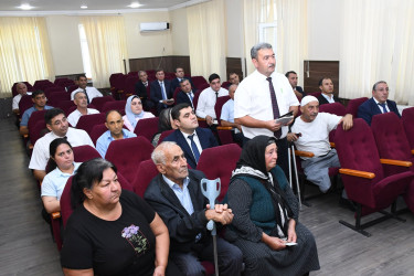 23 sentyabr 2026-cı il tarixində Ağdam Rayon İcra Hakimiyyətində vətəndaşların növbəti qəbulu keçirilib