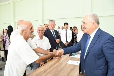 06.08.2026-cı il tarixində Ağdam Rayon İcra Hakimiyyətinin başçısı Vaqif Həsənovun Qobu Park-3 yaşayış massivində səyyar qəbul-görüşü keçirilib