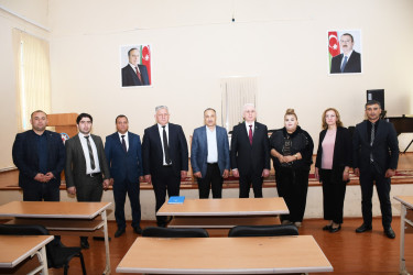 Milli Məclisin deputatı Bəxtiyar Əliyev Ağdam Musiqi Kollecinin pedoqoji heyəti və seçiciləri ilə görüşüb