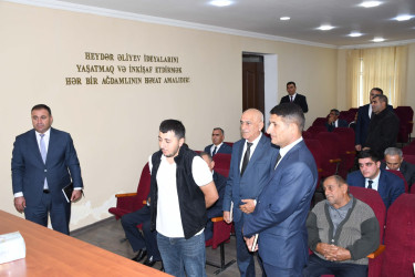 17 sentyabr 2025-ci il tarixdə Ağdam Rayon İcra Hakimiyyətində vətəndaşların növbəti qəbulu keçirilib