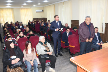 19 noyabr 2025-ci il tarixdə Ağdam Rayon İcra Hakimiyyətində vətəndaşların növbəti qəbulu keçirilib