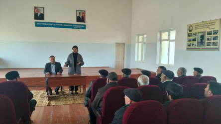 Ağdamda nüvə və digər kütləvi qırğın silahının mümkün tətbiqi təhlükəsi ilə bağlı əhalinin hazırlıq səviyyəsinin artırılması məqsədilə maarifləndirmə tədbirləri aparılıb.