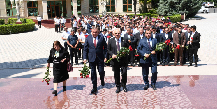 Ağdamda  05 İyun-Su təsərrüfatı və meliorasiya işçilərinin peşə bayramı günü münasibətilə tədbir keçirilib