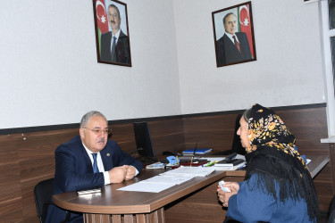 22 oktyabr 2025-ci il tarixdə Ağdam Rayon İcra Hakimiyyətində vətəndaşların növbəti qəbulu keçirilib