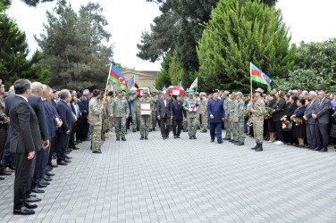 Ağdamda Birinci Qarabağ müharibəsi zamanı itkin düşmüş şəhidlərin dəfn mərasimi baş tutub