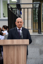Ağdamda 15 sentyabr-Bilik Günündə yeni inşa edilmiş məktəb binasının açılış mərasimi baş tutub