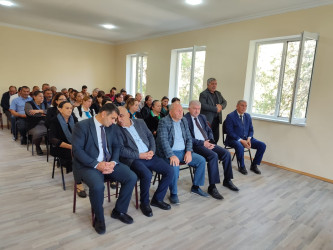 09 oktyabr 2025-ci il tarixdə Milli Məclisin deputatı Bəxtiyar Əliyev Ağdamda seçiciləri ilə görüşüb