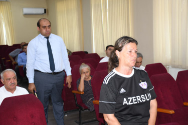 30  iyul 2025-ci il tarixdə Ağdam Rayon İcra Hakimiyyətində vətəndaşların növbəti qəbulu keçirilib