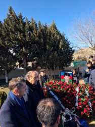 Birinci Qarabağ müharibəsi zamanı itkin düşmüş Hüseynov Rafiq Hüseyn oğlunun dəfn mərasimi baş tutub