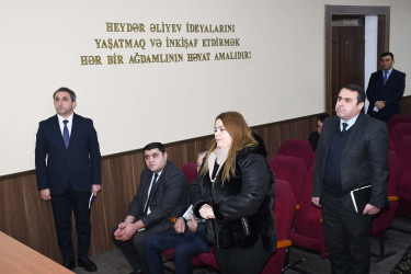 21 yanvar 2026-cı il tarixdə Ağdam Rayon İcra Hakimiyyətində vətəndaşların növbəti qəbulu keçirilib