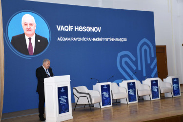 Ağdamda “Dövlət-din münasibətlərində hüquqi və institusional mexanizmlər” mövzusunda regional konfrans keçirilib