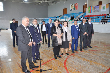 Ağdamda Vətən Müharibəsi şəhidi Vüqar Emin oğlu Vəliyevin xatirəsinə həsr olunmuş voleybol turniri təşkil edilib