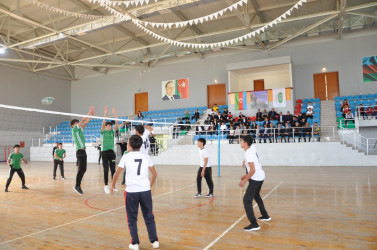 Ağdamda Vətən Müharibəsi şəhidi Vüqar Emin oğlu Vəliyevin xatirəsinə həsr olunmuş voleybol turniri təşkil edilib