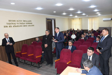 03 dekabr 2025-ci il tarixdə Ağdam Rayon İcra Hakimiyyətində vətəndaşların növbəti qəbulu keçirilib