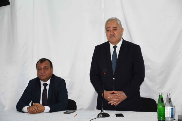 Ağdam Rayon İcra Hakimiyyətinin başçısı Vaqif Həsənovun Birinci Alıbəyli qəsəbəsində səyyar qəbul-görüşü keçirilib